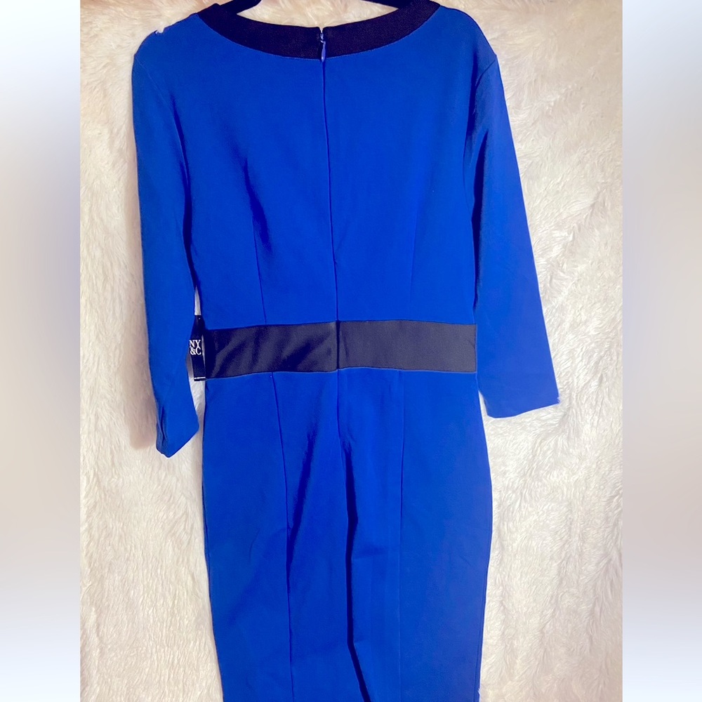 NEW YORK & COMPANY Sheath Color-Block Dress - Picture 3 of 4
